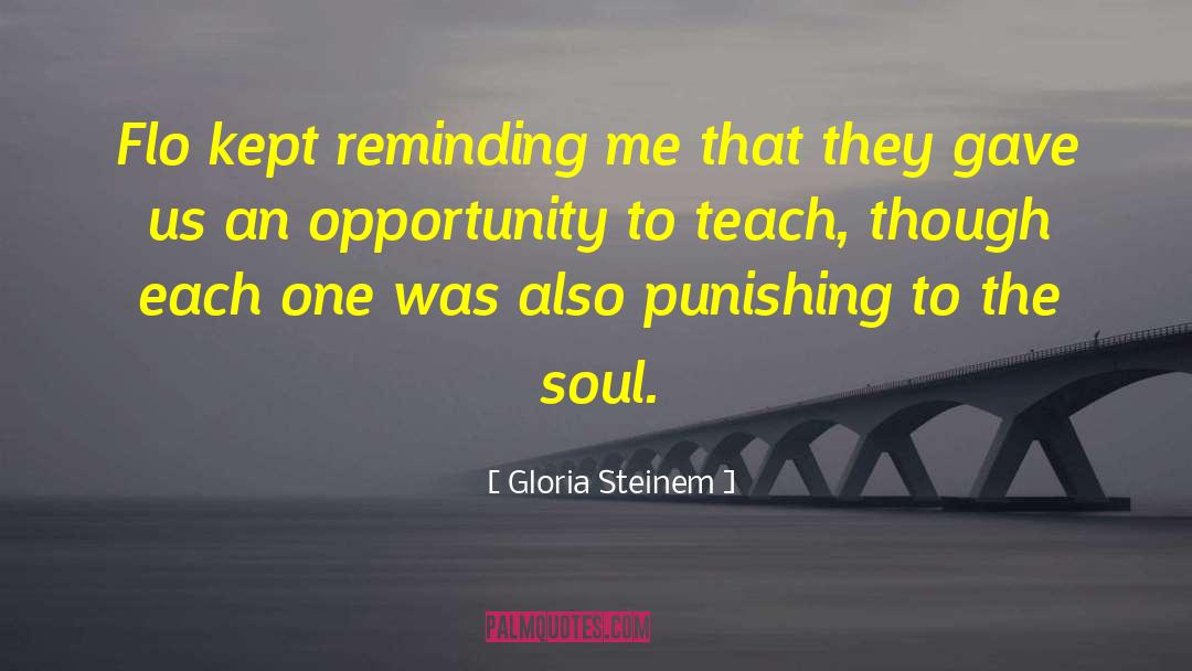 Flo Castner quotes by Gloria Steinem