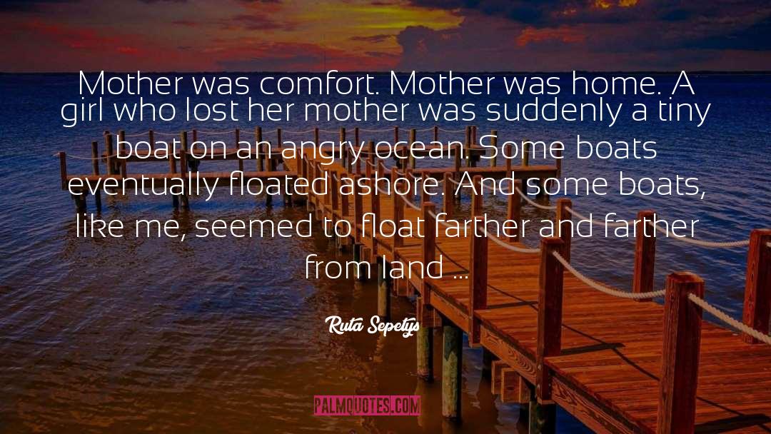 Float quotes by Ruta Sepetys