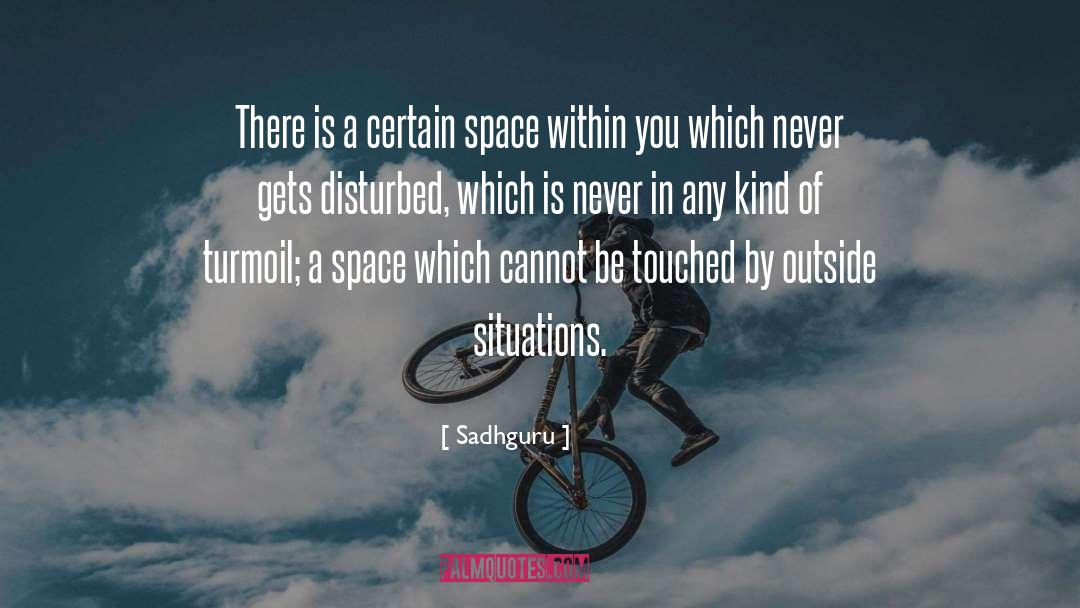 Floating In Space quotes by Sadhguru