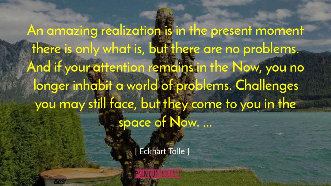 Floating In Space quotes by Eckhart Tolle