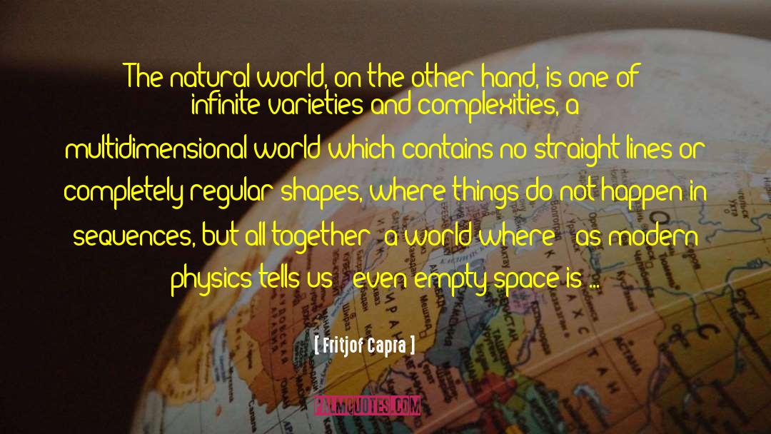 Floating In Space quotes by Fritjof Capra