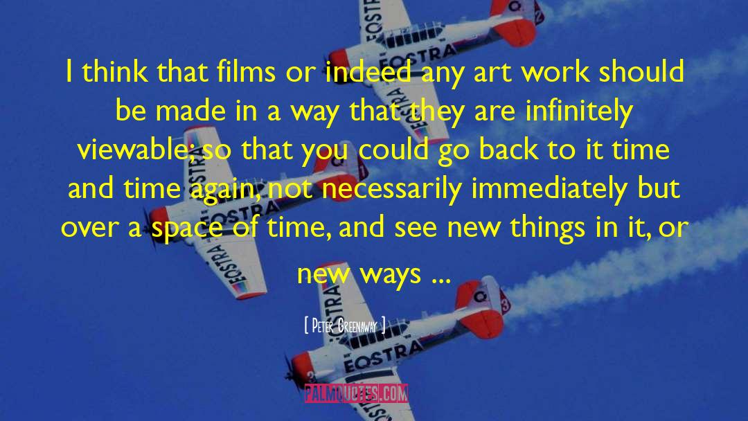 Floating In Space quotes by Peter Greenaway