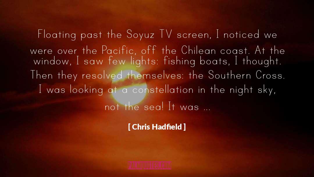 Floating quotes by Chris Hadfield