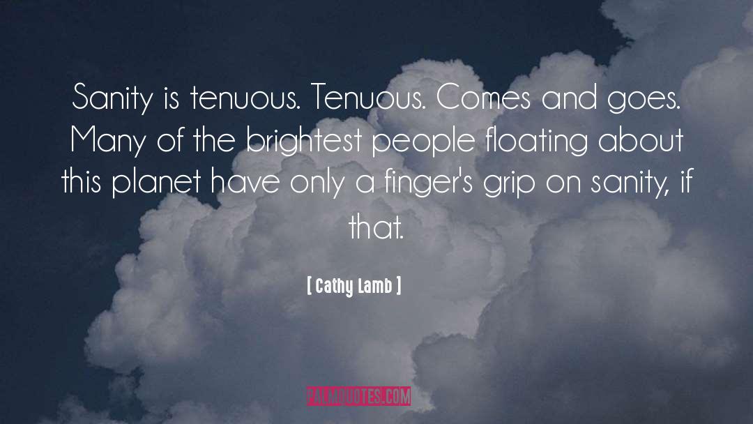 Floating quotes by Cathy Lamb