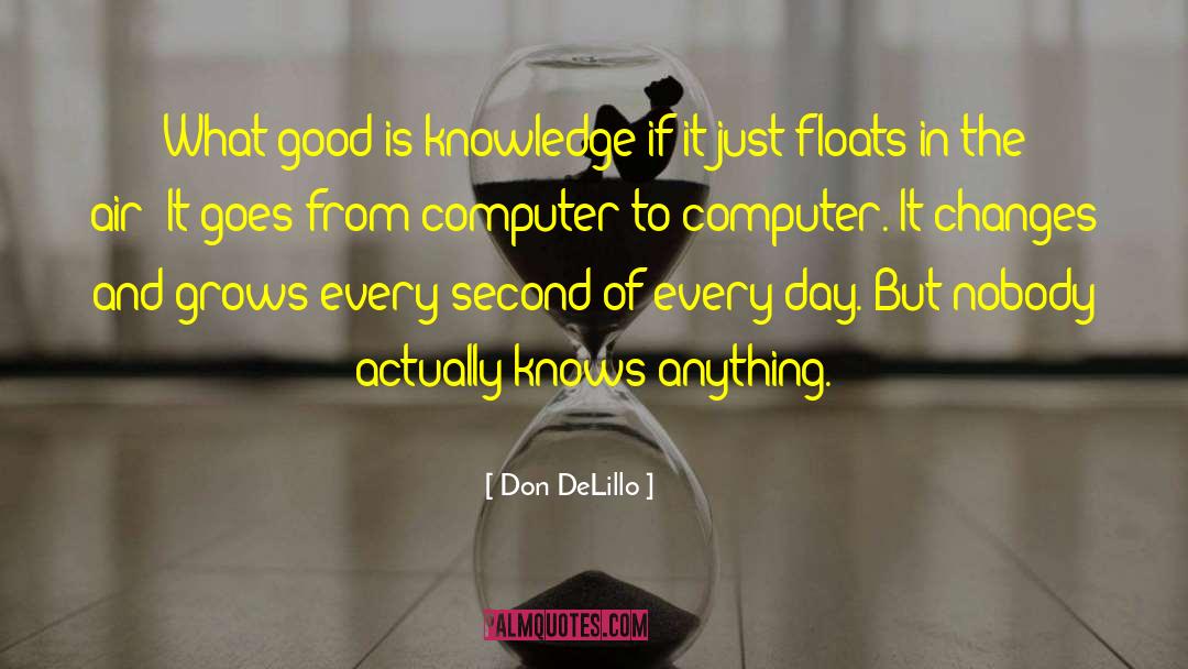 Floats quotes by Don DeLillo