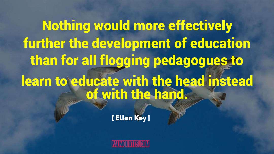 Flogging quotes by Ellen Key