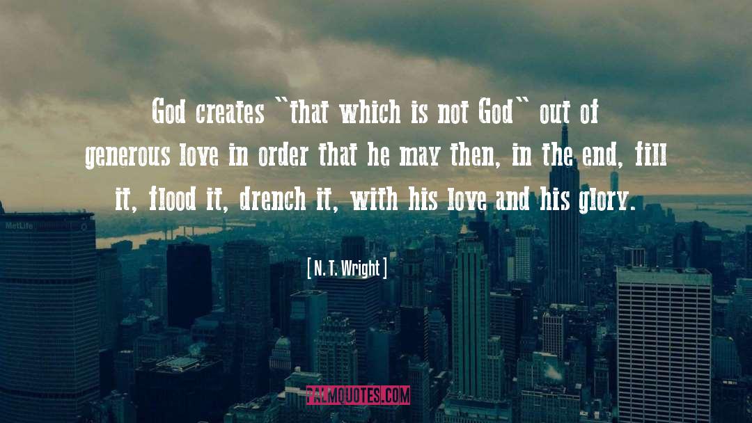 Flood quotes by N. T. Wright