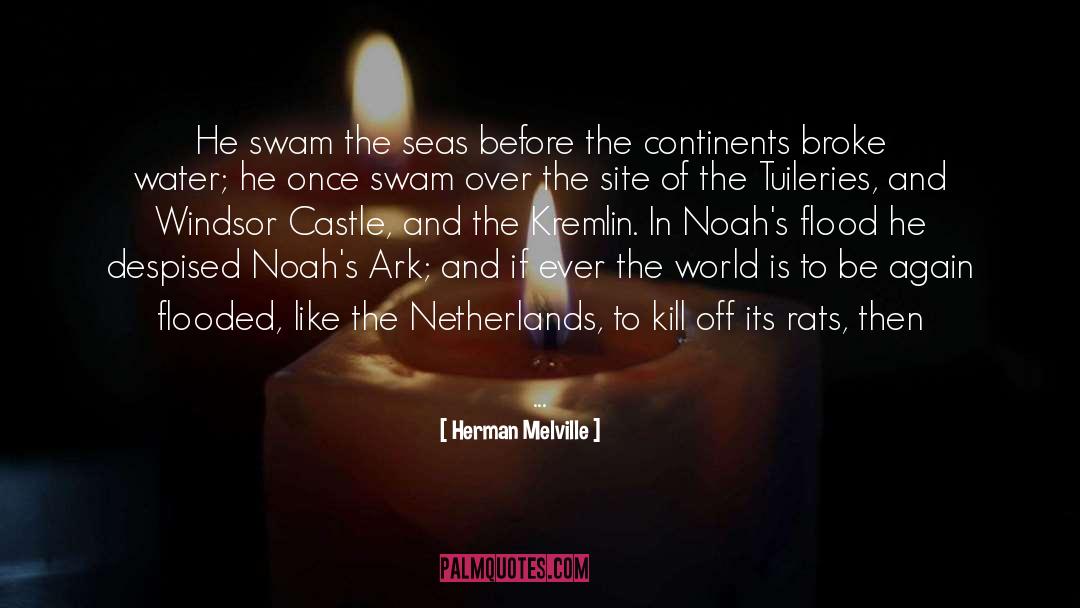 Flooded quotes by Herman Melville