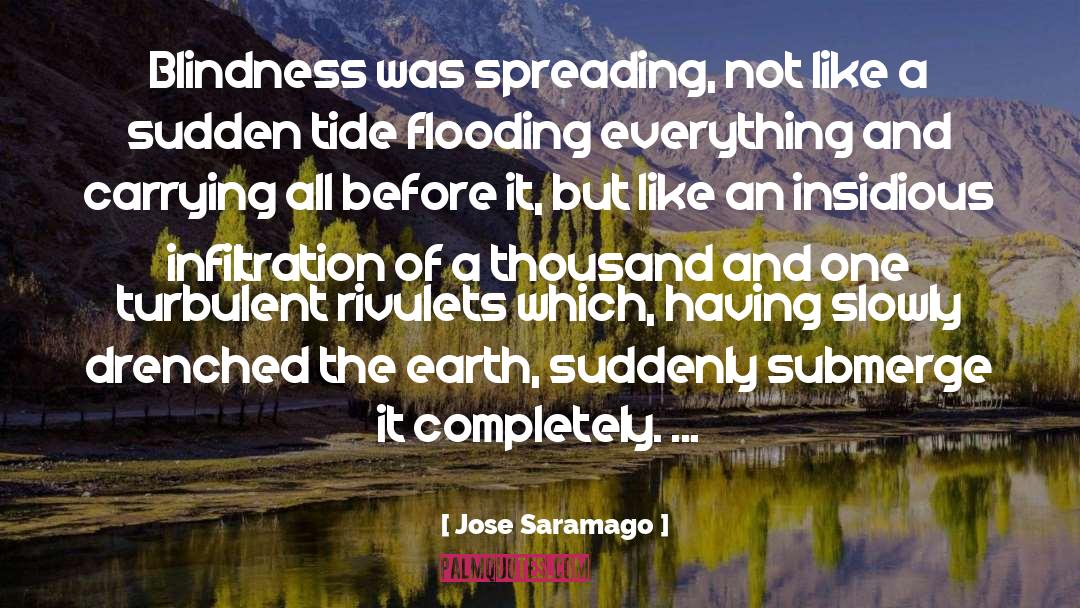 Flooding quotes by Jose Saramago