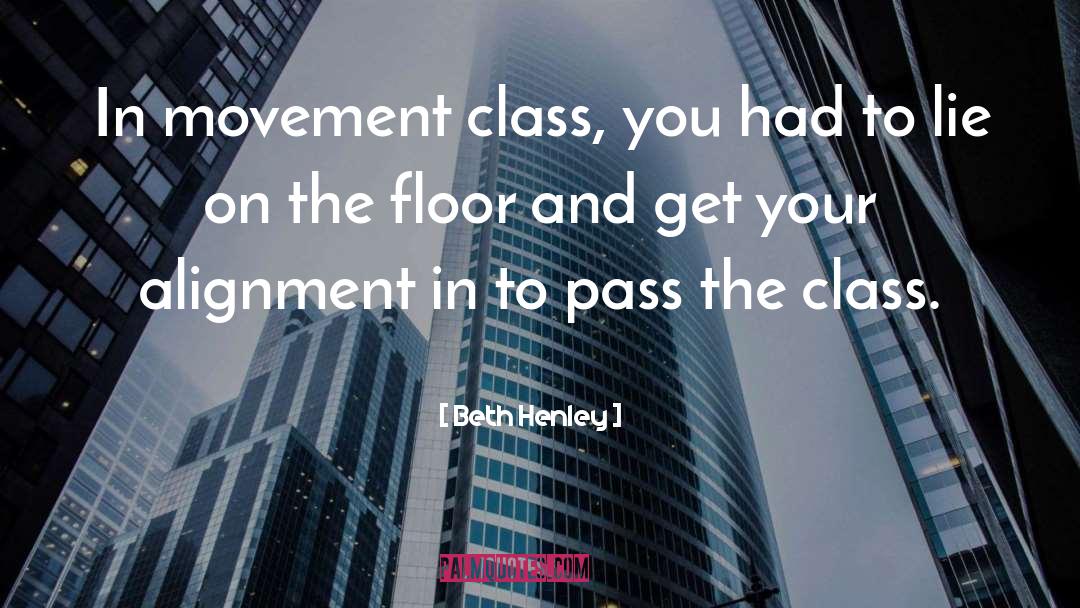 Floor quotes by Beth Henley
