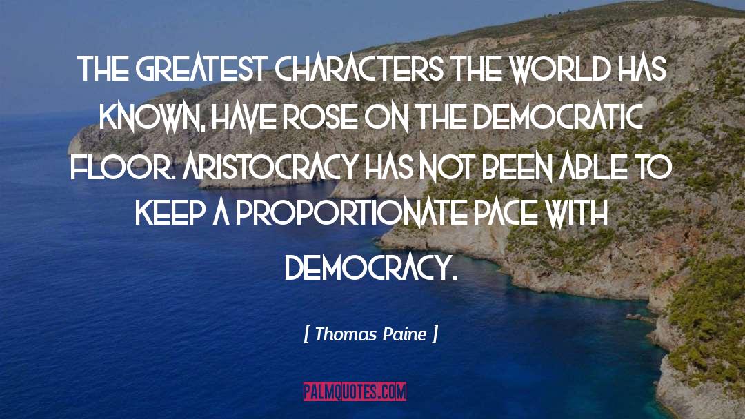 Floor quotes by Thomas Paine