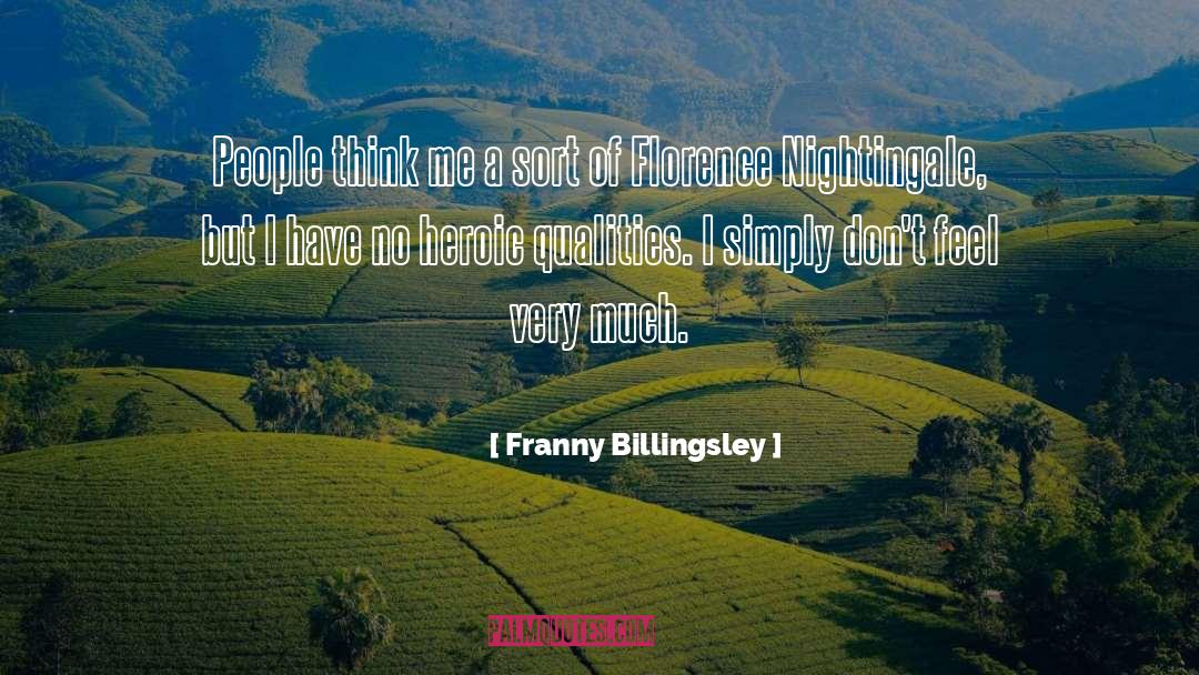 Florence Nightingale quotes by Franny Billingsley