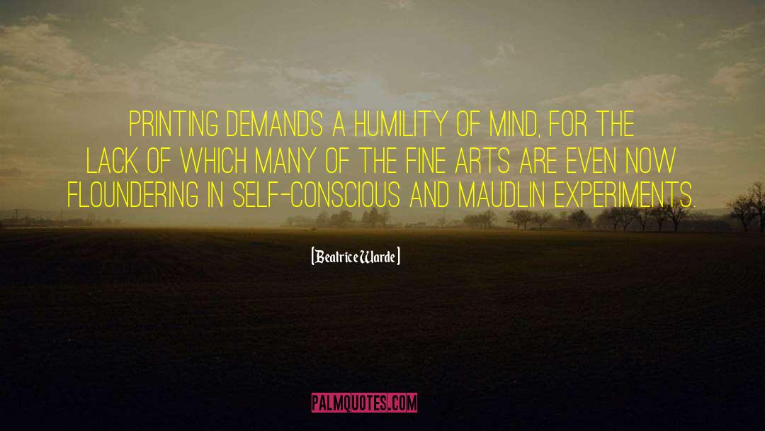 Floundering quotes by Beatrice Warde