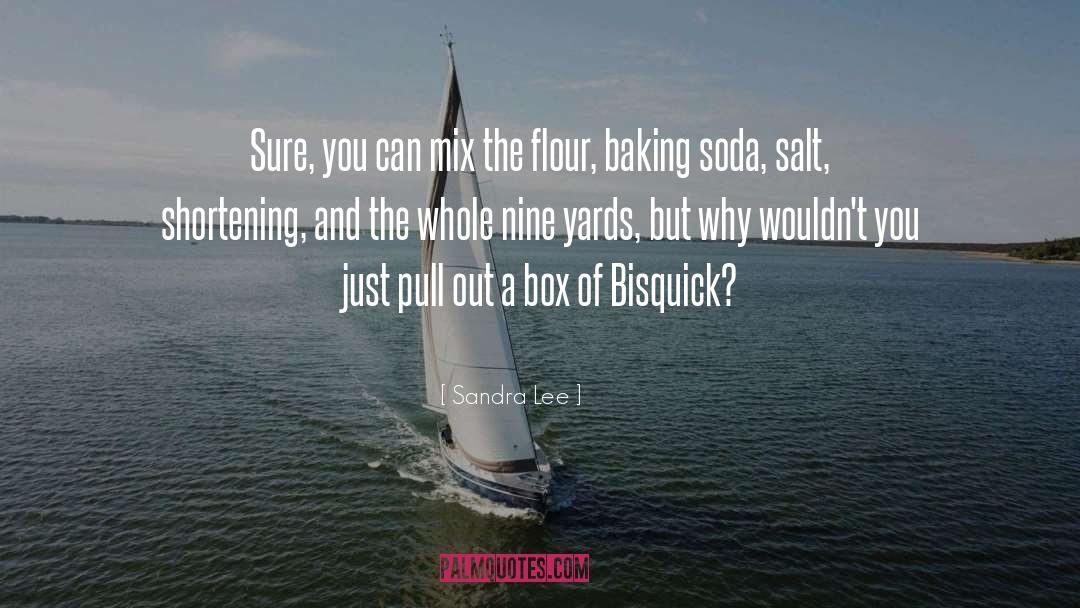 Flour quotes by Sandra Lee
