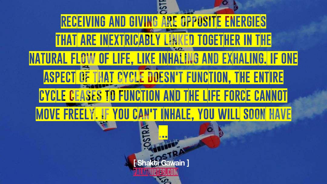 Flow Of Energy quotes by Shakti Gawain