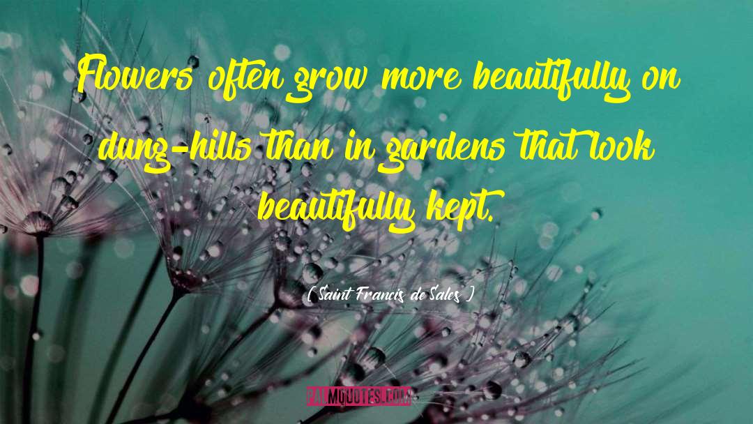 Flower Garden quotes by Saint Francis De Sales