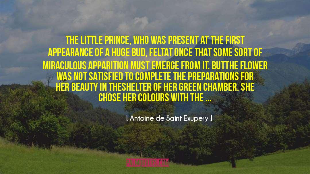 Flower Of Heaven quotes by Antoine De Saint Exupery