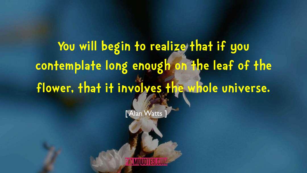 Flower Ornament quotes by Alan Watts