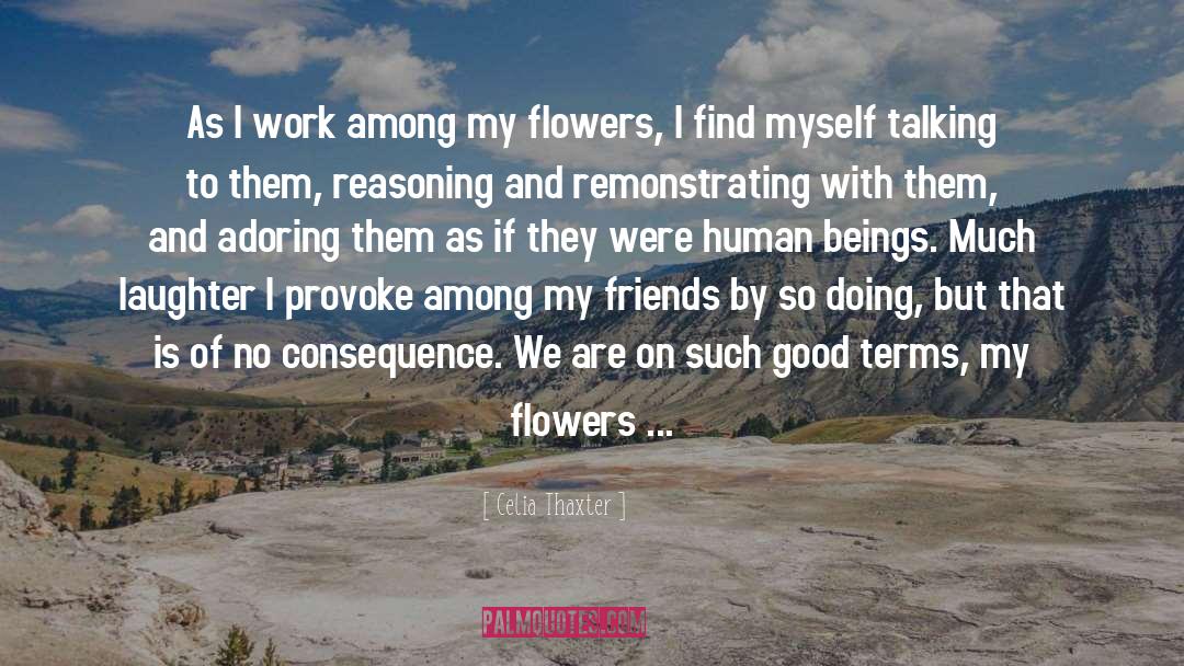 Flower quotes by Celia Thaxter