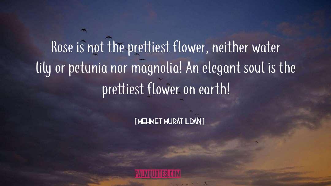 Flower quotes by Mehmet Murat Ildan