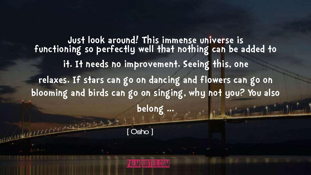 Flowering quotes by Osho