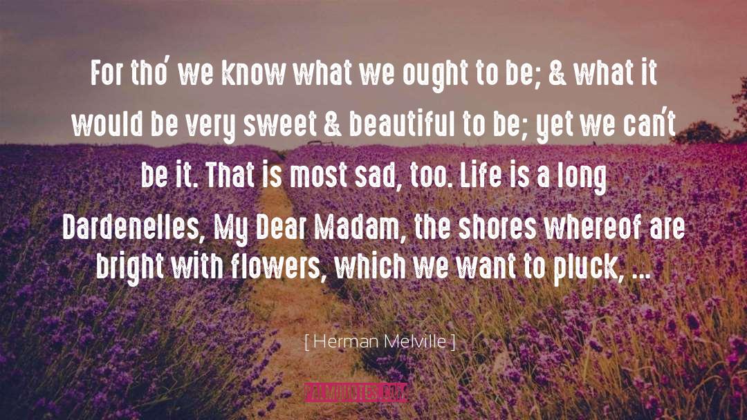 Flowers Bloom quotes by Herman Melville
