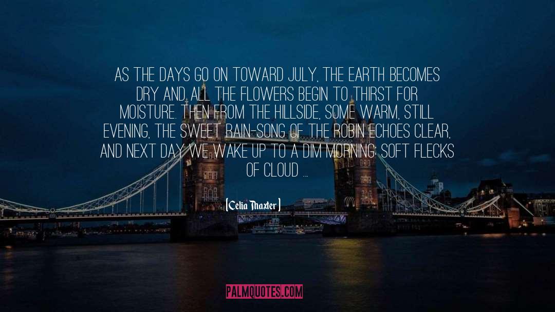 Flowers Growing quotes by Celia Thaxter
