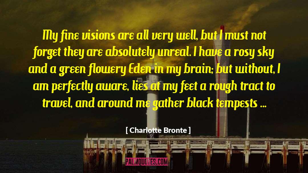 Flowery quotes by Charlotte Bronte