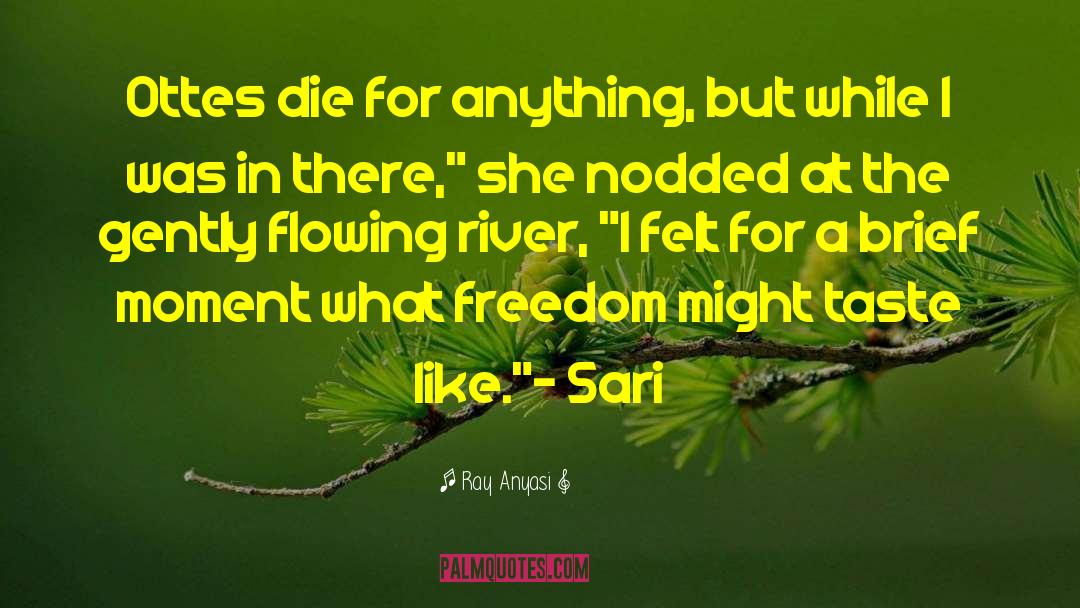 Flowing River quotes by Ray Anyasi