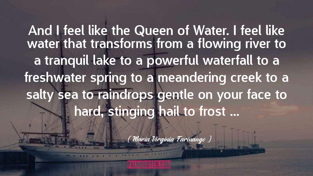 Flowing River quotes by Maria Virginia Farinango