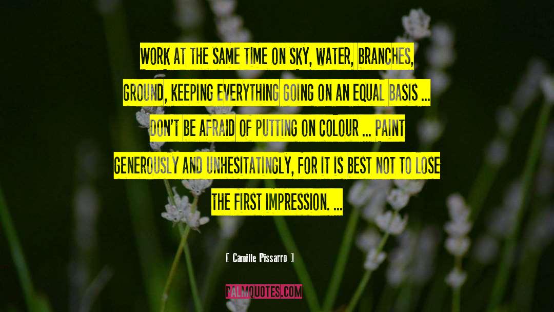 Flowing Water quotes by Camille Pissarro