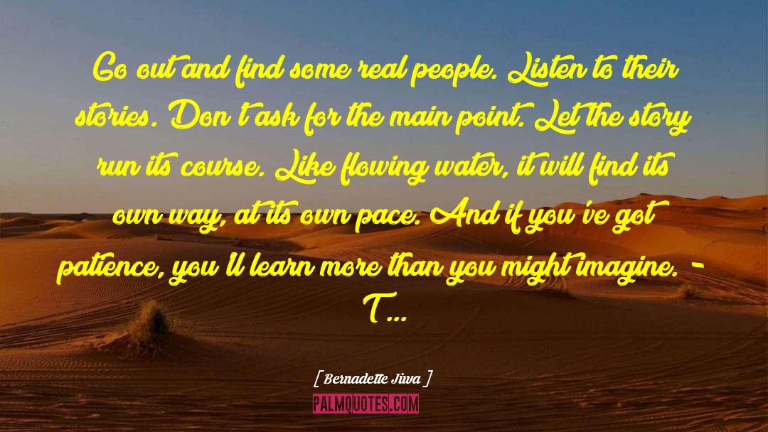 Flowing Water quotes by Bernadette Jiwa