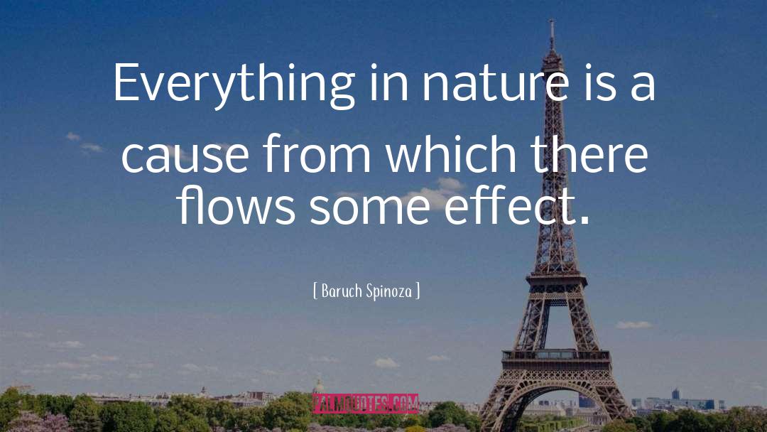 Flows quotes by Baruch Spinoza