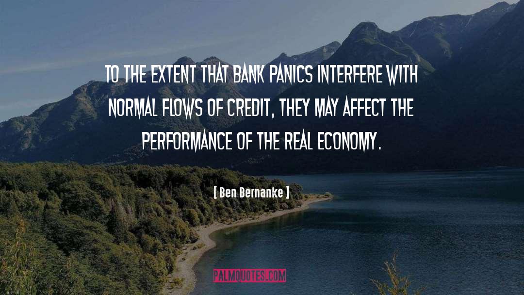 Flows quotes by Ben Bernanke