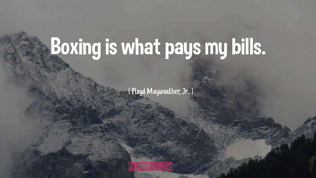 Floyd Mayweather quotes by Floyd Mayweather, Jr.