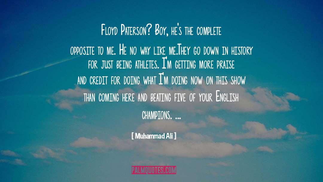 Floyd quotes by Muhammad Ali