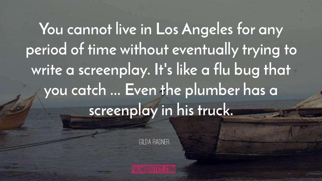 Flu quotes by Gilda Radner