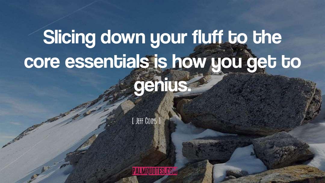 Fluff quotes by Jeff Goins