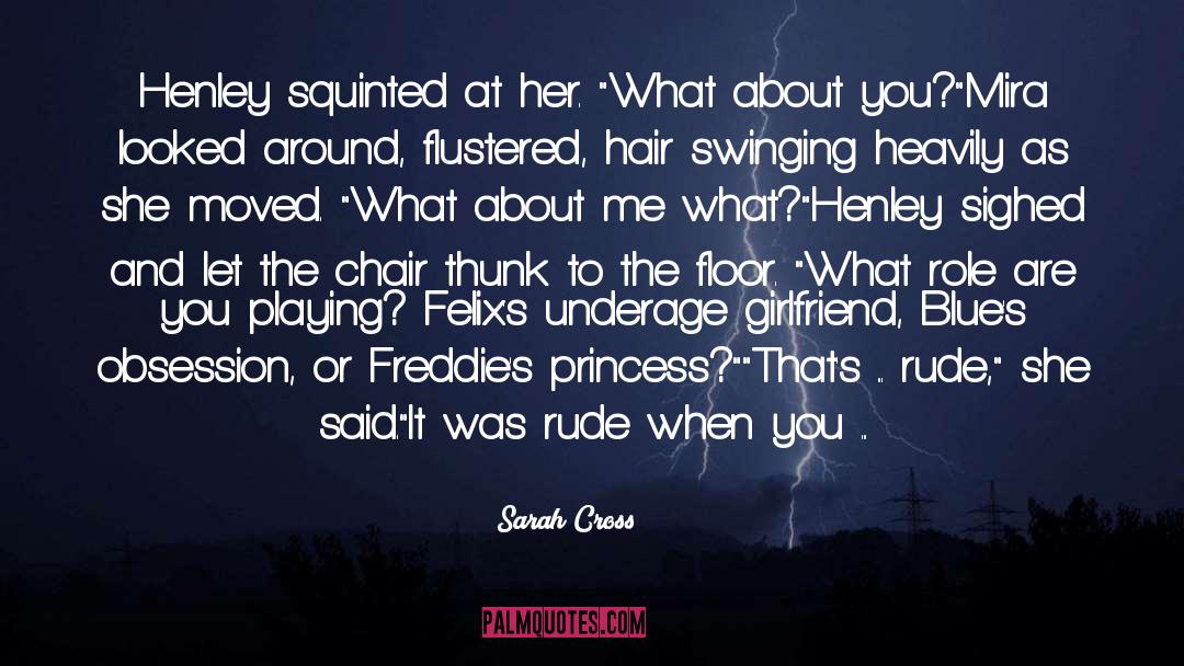 Flustered quotes by Sarah Cross
