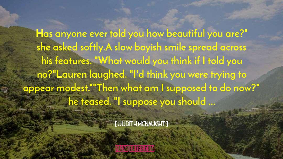 Flustered quotes by Judith McNaught