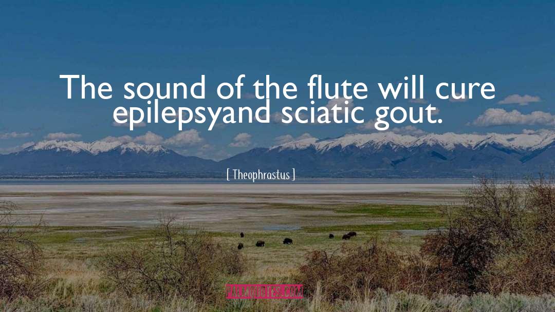 Flutes quotes by Theophrastus