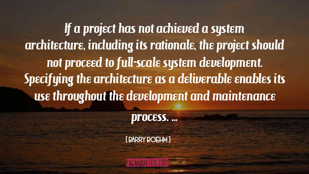 Fluting Architecture quotes by Barry Boehm