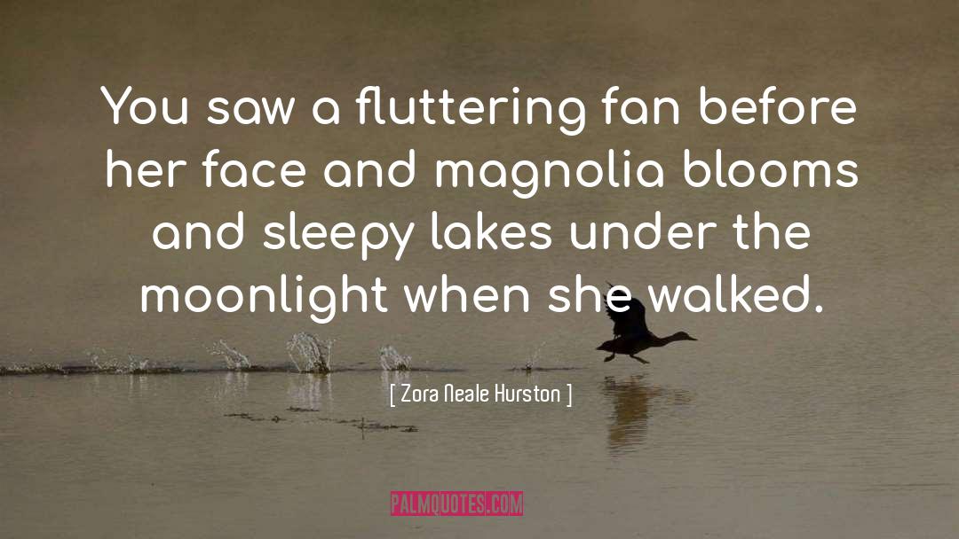 Fluttering quotes by Zora Neale Hurston