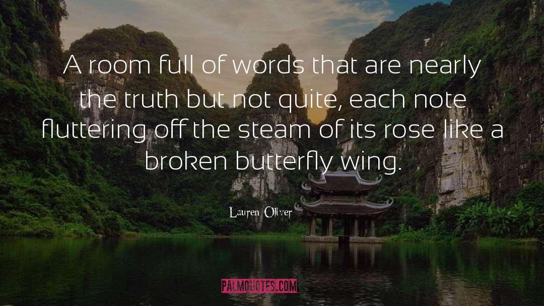 Fluttering quotes by Lauren Oliver
