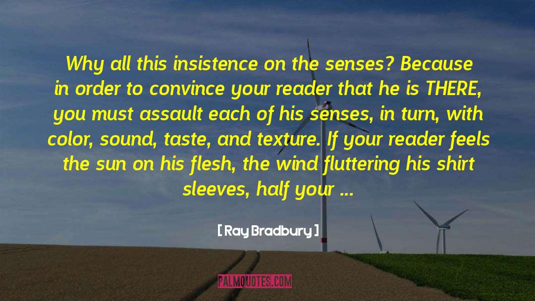 Fluttering quotes by Ray Bradbury