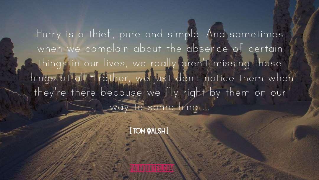 Fly quotes by Tom Walsh