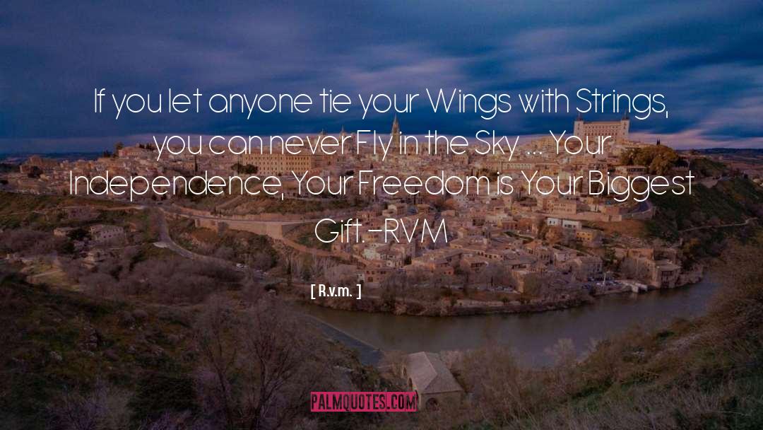 Fly With Hopes quotes by R.v.m.