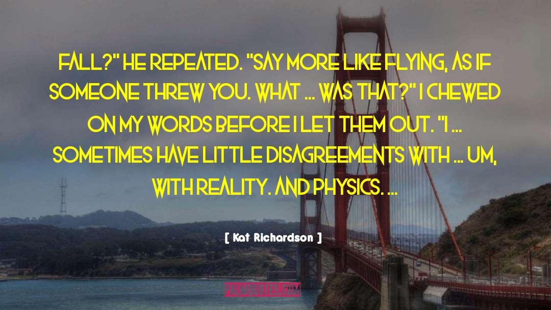 Flying Cars quotes by Kat Richardson