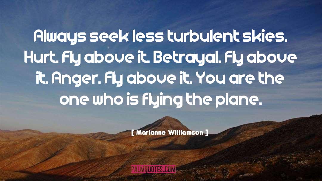 Flying quotes by Marianne Williamson