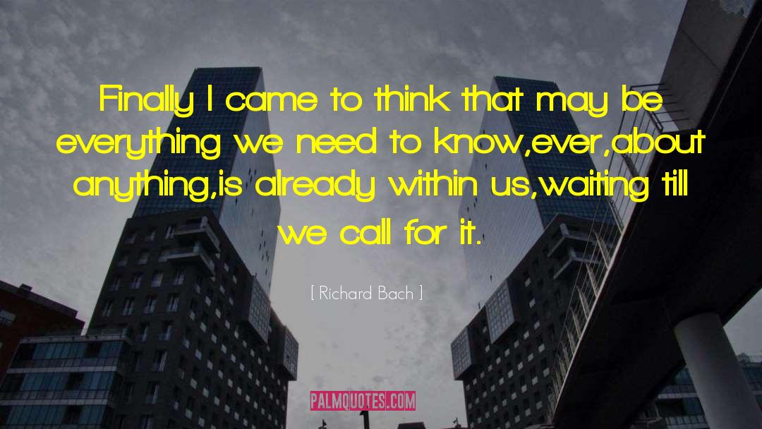 Flying Solo quotes by Richard Bach